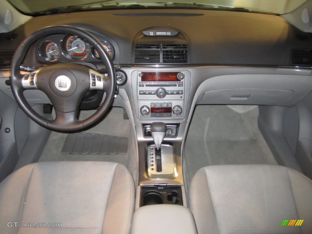 2008 Saturn Aura Green Line Hybrid Gray Dashboard Photo #52589291