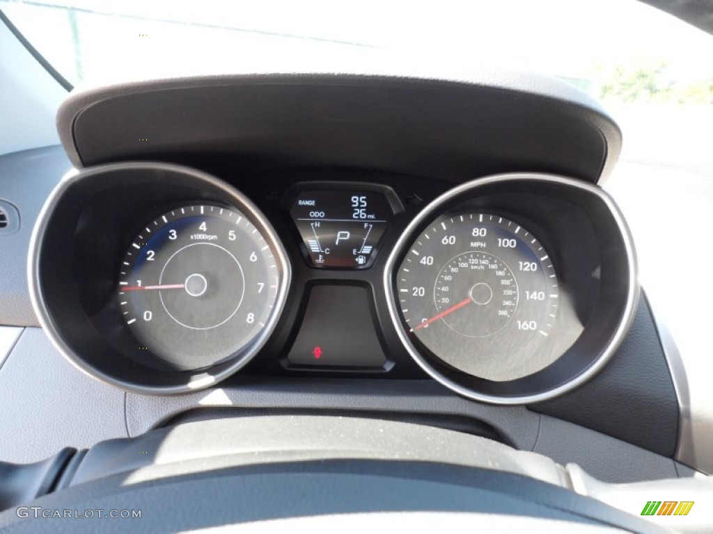 2012 Hyundai Elantra Limited Gauges Photo #52590004