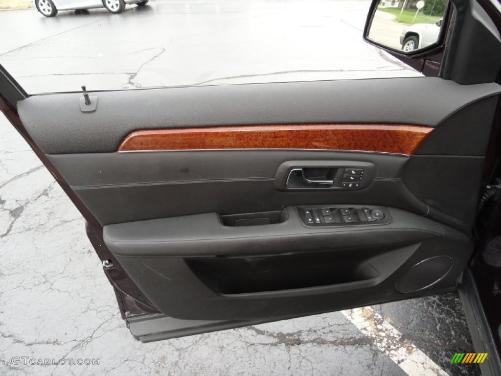 2008 Cadillac SRX V8 Ebony/Ebony Door Panel Photo #52590377
