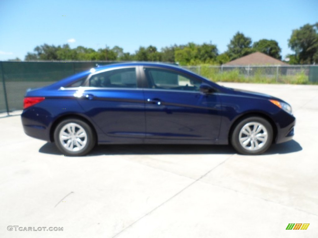 2012 Sonata GLS - Indigo Night Blue / Gray photo #2