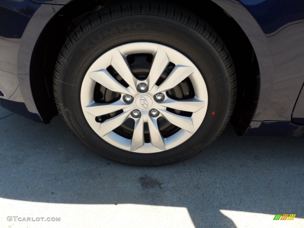 2012 Sonata GLS - Indigo Night Blue / Gray photo #11