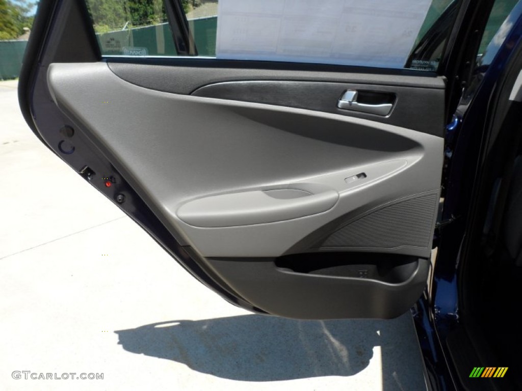 2012 Sonata GLS - Indigo Night Blue / Gray photo #19