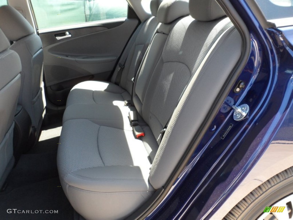 2012 Sonata GLS - Indigo Night Blue / Gray photo #20