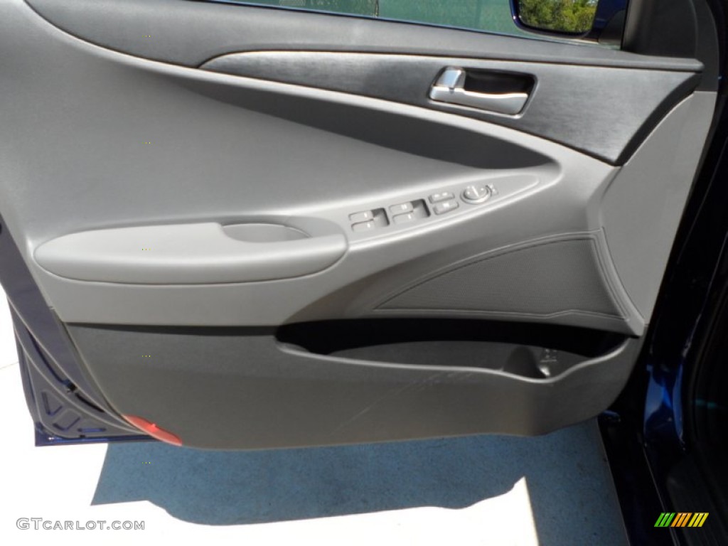 2012 Sonata GLS - Indigo Night Blue / Gray photo #21