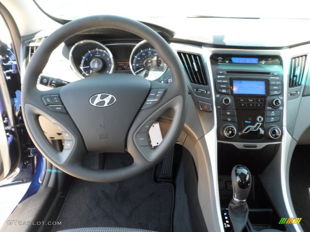 2012 Hyundai Sonata GLS Gray Dashboard Photo #52590806