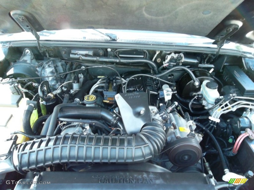 2000 Ford Ranger XLT SuperCab 4x4 4.0 Liter OHV 12 Valve V6 Engine Photo #52591433