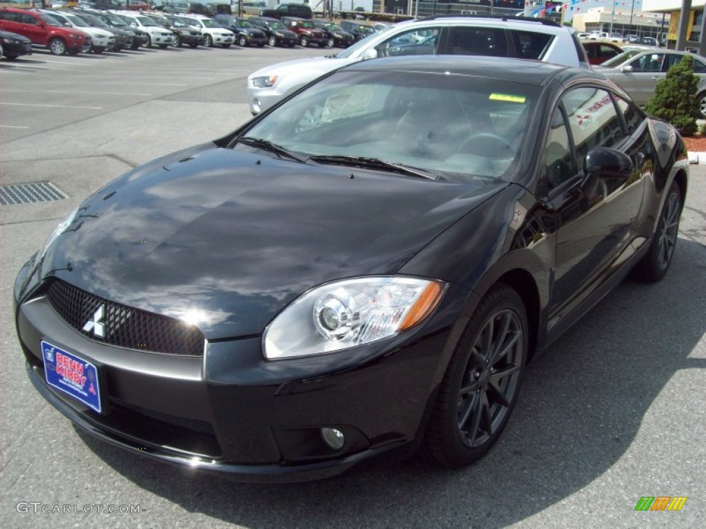 2012 Eclipse SE Coupe - Kalapana Black / Dark Charcoal photo #1