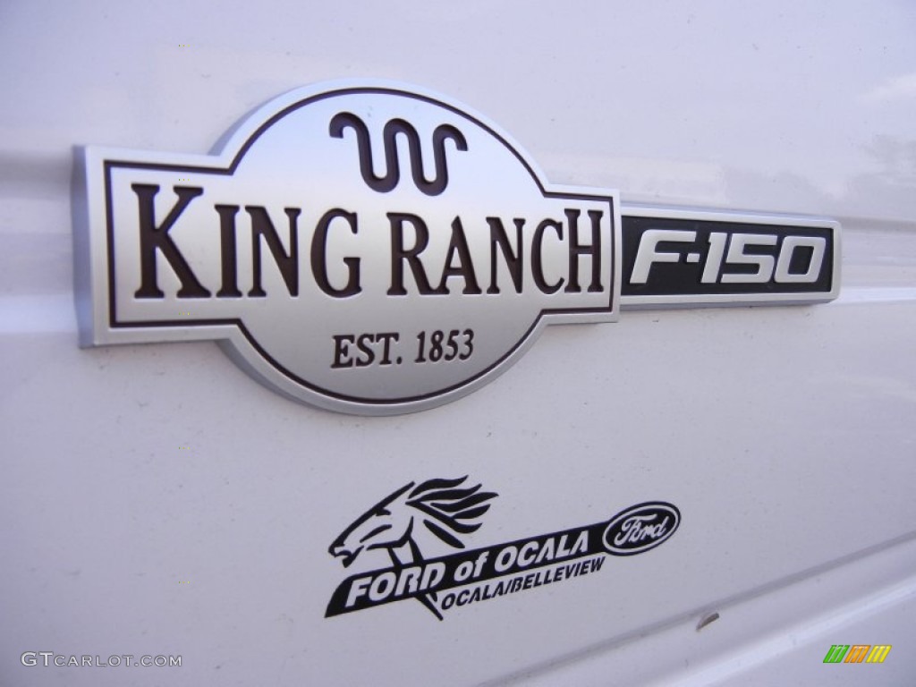 2011 F150 King Ranch SuperCrew 4x4 - White Platinum Metallic Tri-Coat / Chaparral Leather photo #4