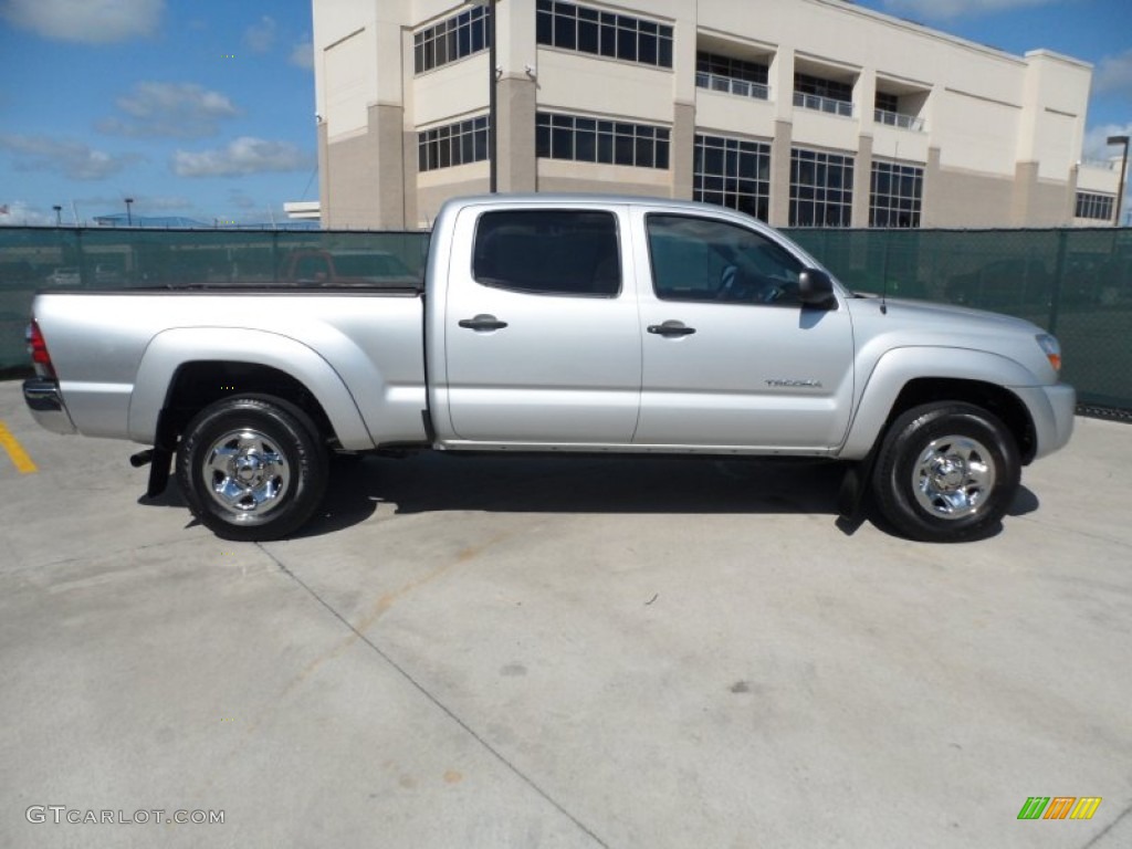Silver Streak Mica 2009 Toyota Tacoma V6 PreRunner Double Cab Exterior Photo #52593401