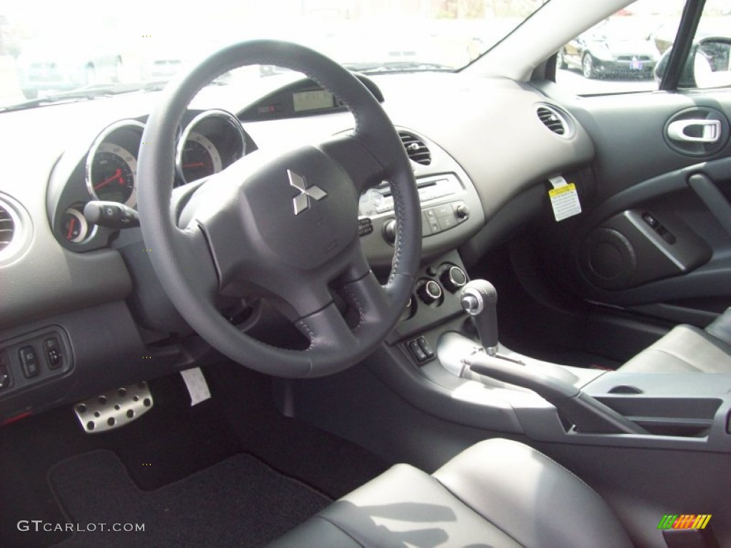 Dark Charcoal Interior 2012 Mitsubishi Eclipse SE Coupe Photo #52593605