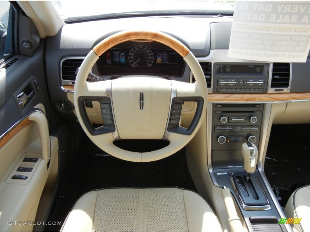 2012 Lincoln MKZ Hybrid Light Camel Dashboard Photo #52593839