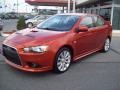 Front 3/4 View of 2009 Lancer RALLIART