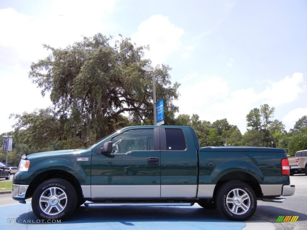 Forest Green Metallic 2007 Ford F150 XLT SuperCab Exterior Photo #52594265