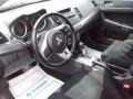 Black 2009 Mitsubishi Lancer RALLIART Interior Color