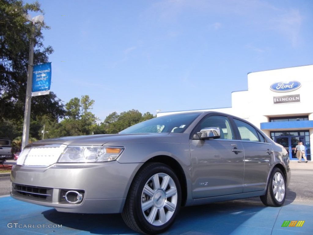 2009 MKZ Sedan - Vapor Silver Metallic / Light Stone photo #1