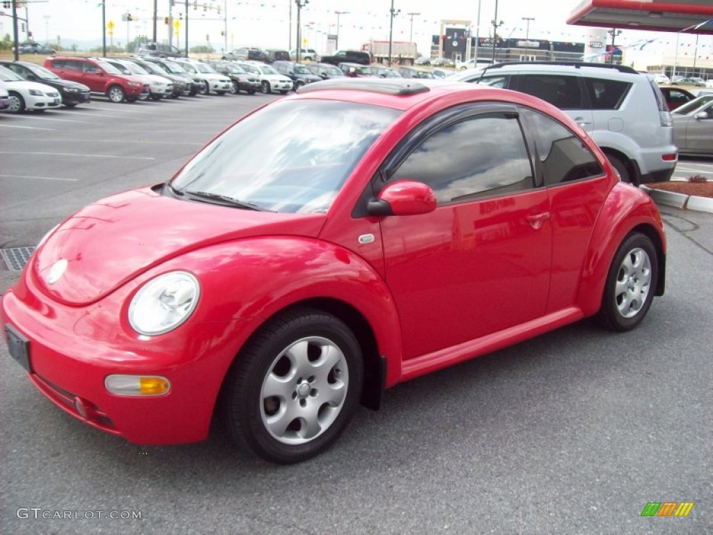 2003 New Beetle GLS Coupe - Uni Red / Black photo #1