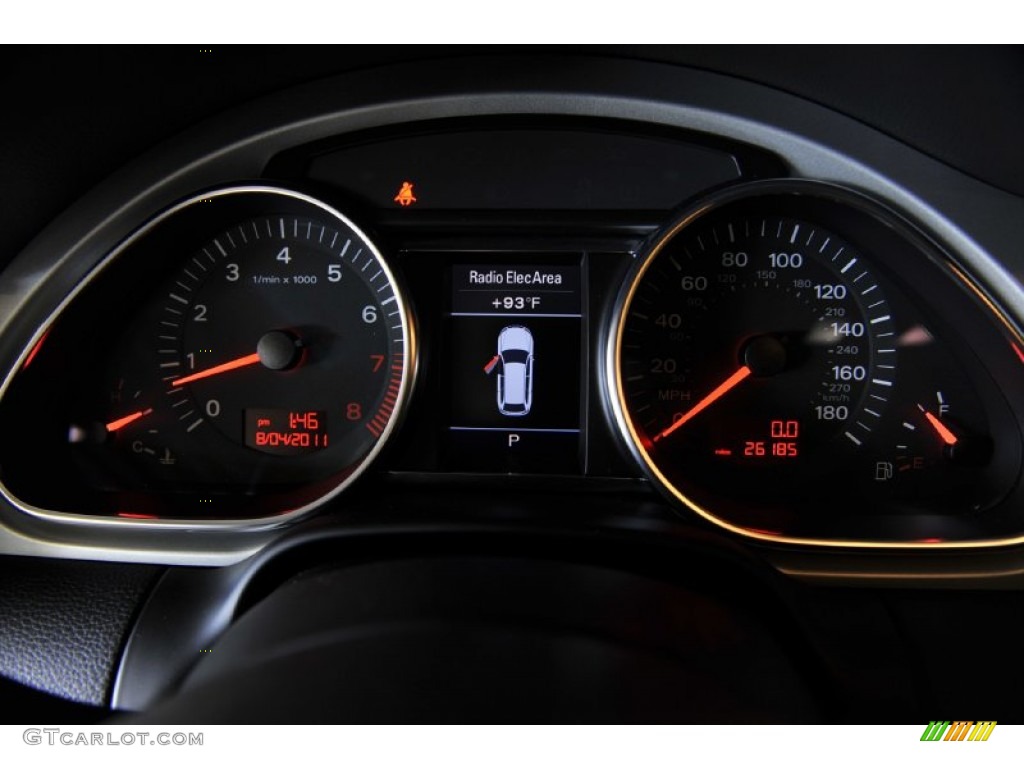 2009 Audi Q7 3.6 S-Line quattro Gauges Photo #52595042