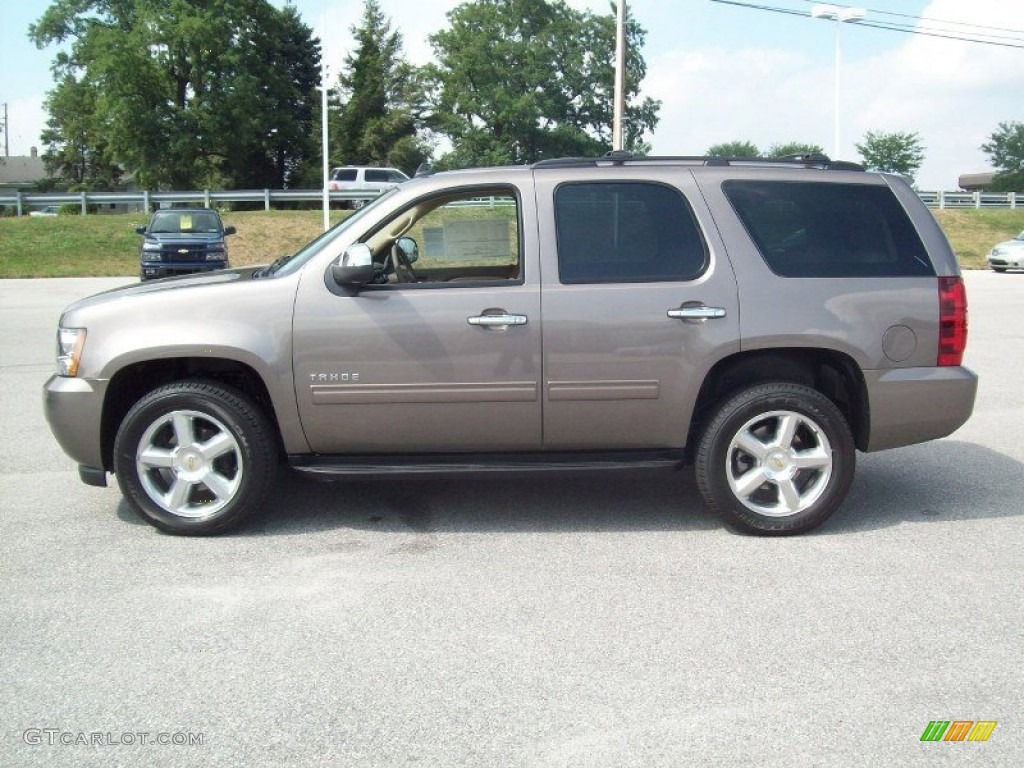 Mocha Steel Metallic 2011 Chevrolet Tahoe LS 4x4 Exterior Photo #52595168