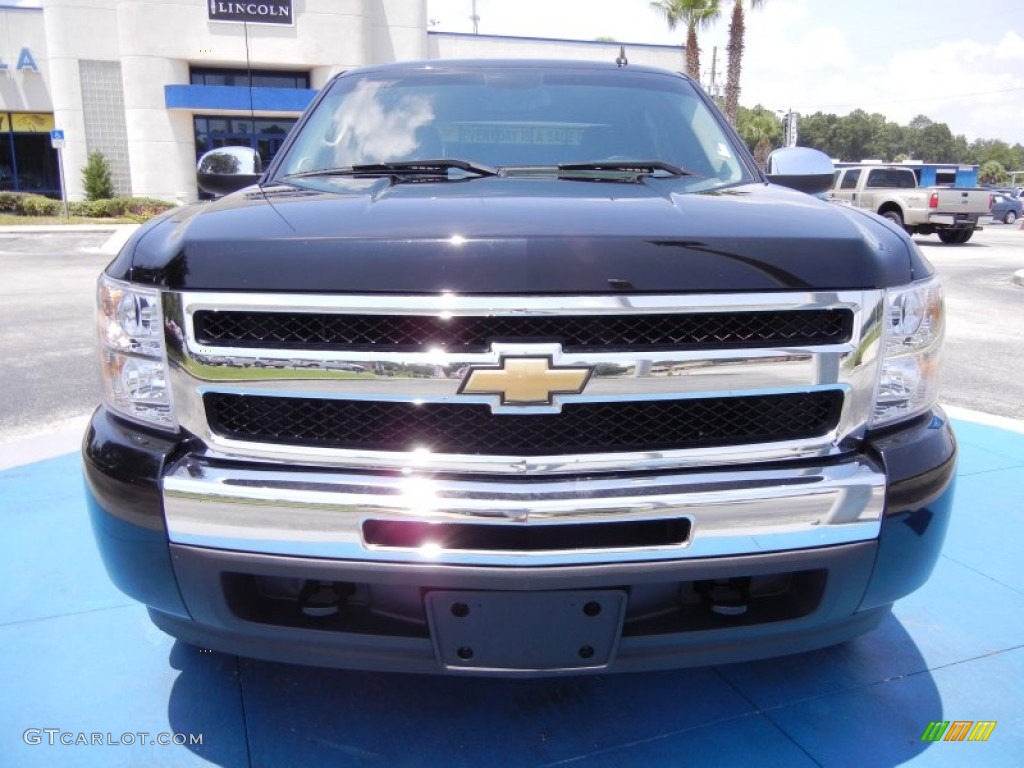 2009 Silverado 1500 LT Crew Cab 4x4 - Black / Ebony photo #8