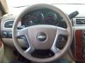 2011 Chevrolet Tahoe Light Cashmere/Dark Cashmere Interior Steering Wheel Photo