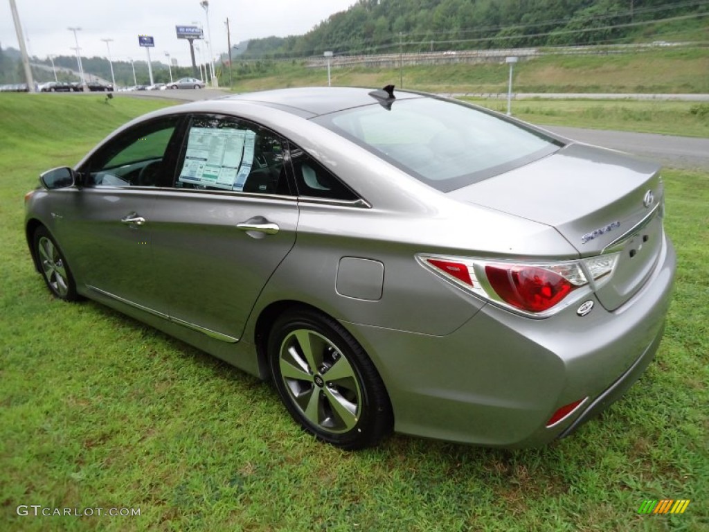 Hyper Silver Metallic 2011 Hyundai Sonata Hybrid Exterior Photo #52597457