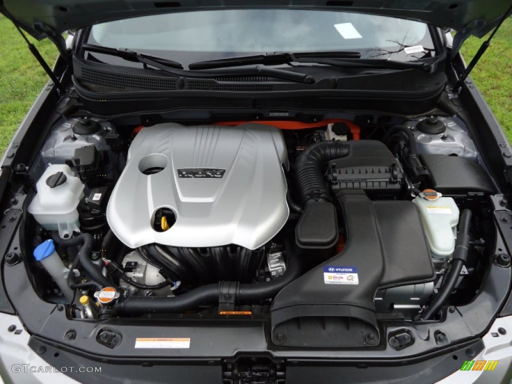 2011 Hyundai Sonata Hybrid 2.4 Liter h DOHC 16-Valve D-CVVT 4 Cylinder Gasoline/Electric Hybrid Engine Photo #52597469