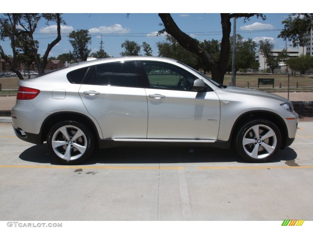 2009 X6 xDrive50i - Mineral Silver Metallic / Oyster Nevada Leather photo #5