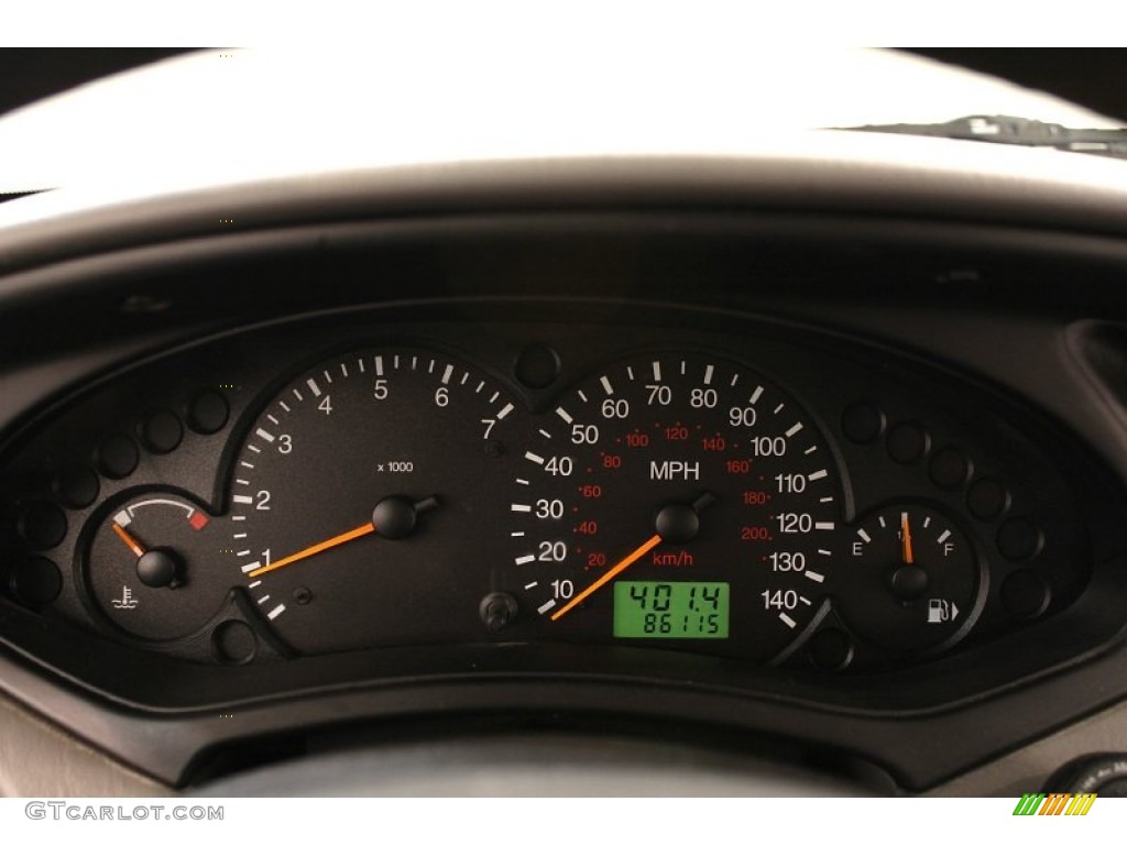 2000 Ford Focus ZTS Sedan Gauges Photo #52599566