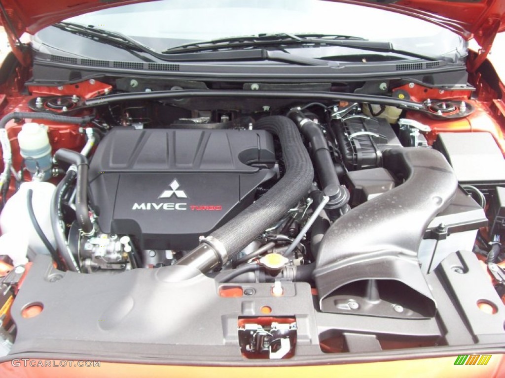 2011 Mitsubishi Lancer RALLIART AWD 2.0 Liter Turbocharged DOHC 16-Valve MIVEC 4 Cylinder Engine Photo #52599989