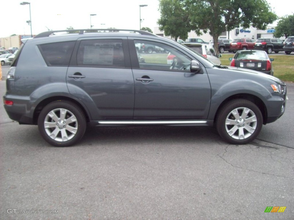 Graphite Gray Pearl 2011 Mitsubishi Outlander SE Exterior Photo #52600127