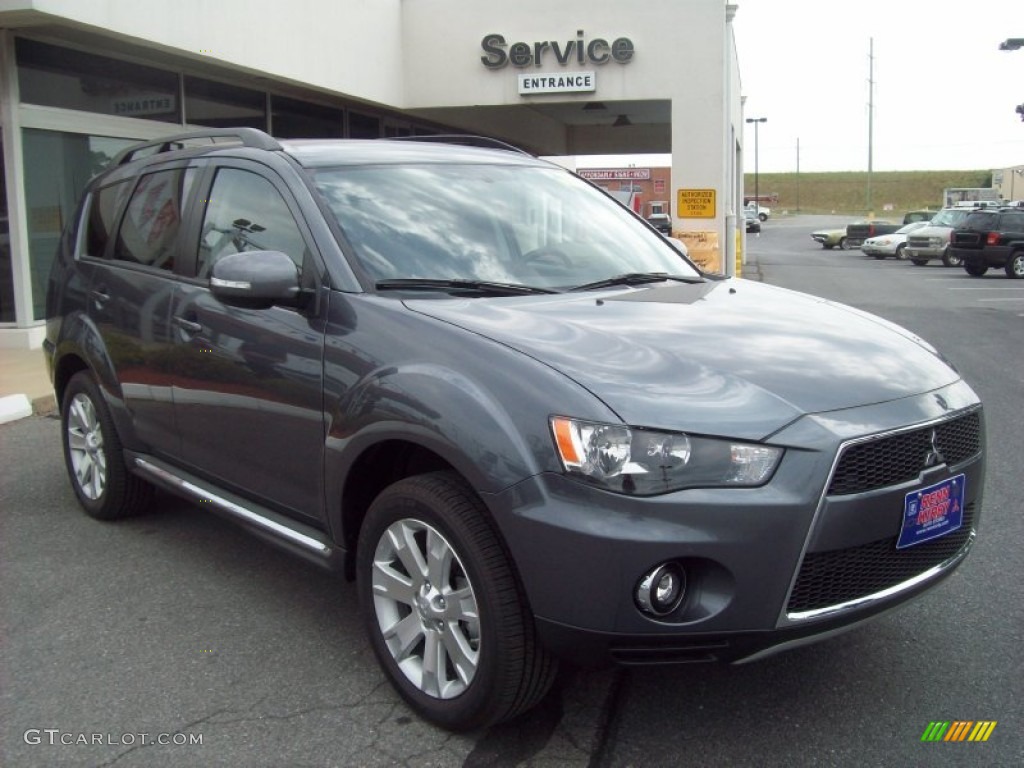 2011 Outlander SE - Graphite Gray Pearl / Black photo #7