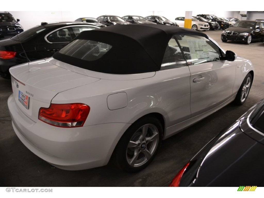 2012 1 Series 128i Convertible - Alpine White / Black photo #4