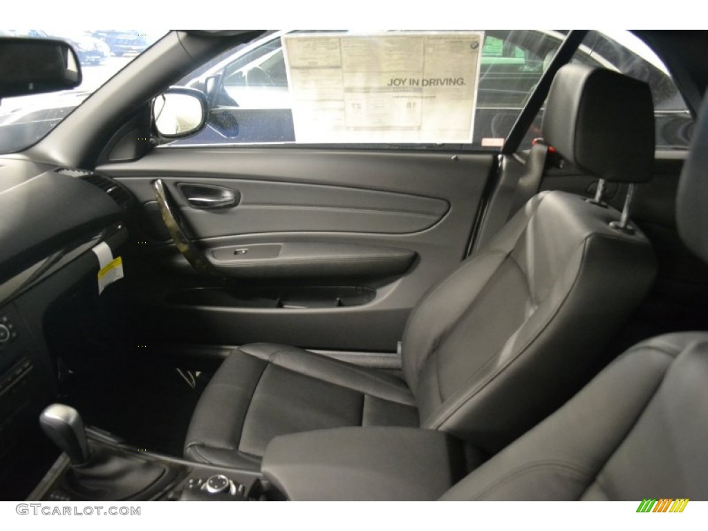 2012 1 Series 128i Convertible - Alpine White / Black photo #5