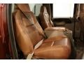 Castano Brown Leather Interior Photo for 2005 Ford F250 Super Duty #52601705