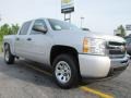 2011 Sheer Silver Metallic Chevrolet Silverado 1500 LS Crew Cab  photo #1