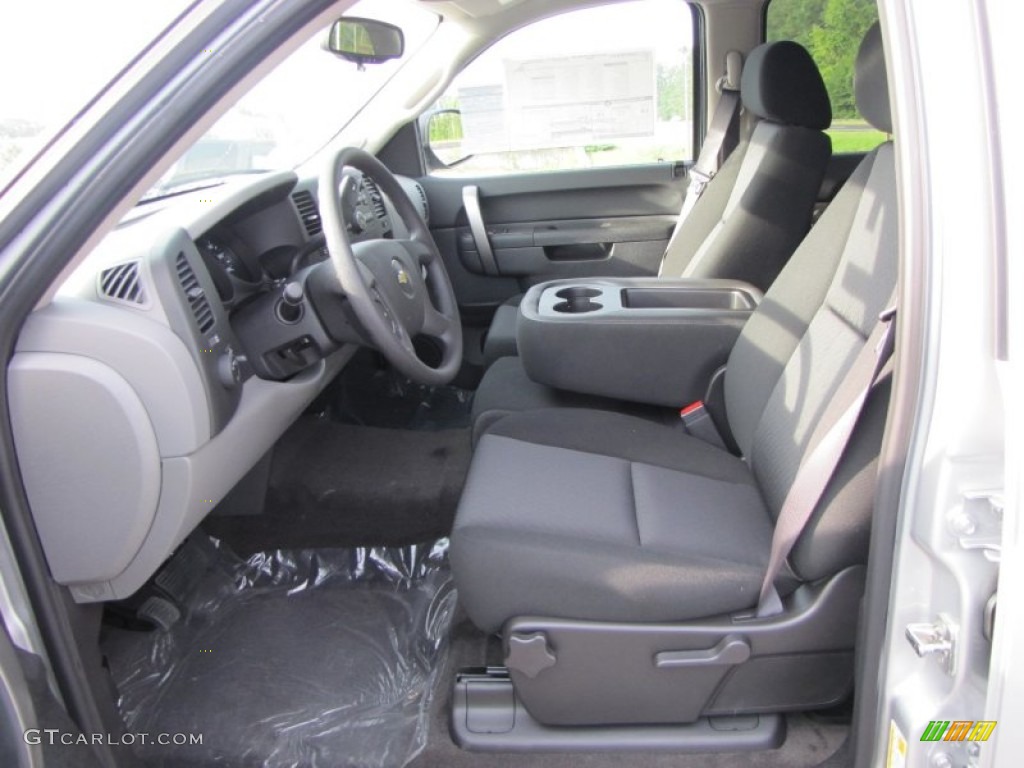 2011 Silverado 1500 LS Crew Cab - Sheer Silver Metallic / Dark Titanium photo #9