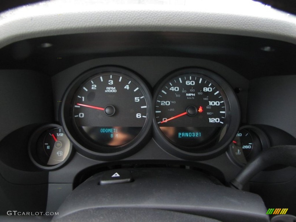 2011 Silverado 1500 LS Crew Cab - Sheer Silver Metallic / Dark Titanium photo #14