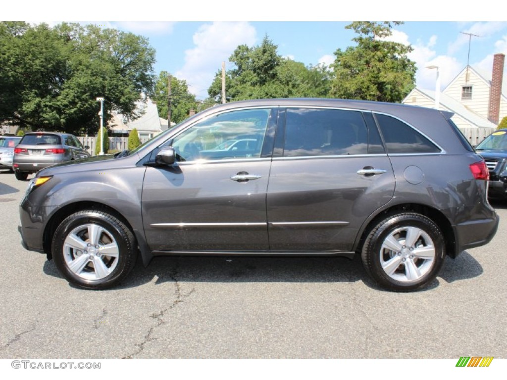 Grigio Metallic 2011 Acura MDX Technology Exterior Photo #52602245