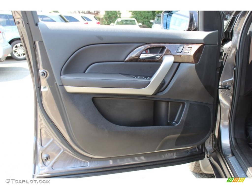 2011 Acura MDX Technology Ebony Door Panel Photo #52602293