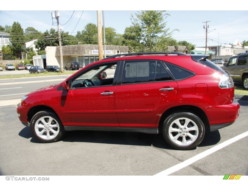 2009 RX 350 AWD - Matador Red Mica / Black photo #10