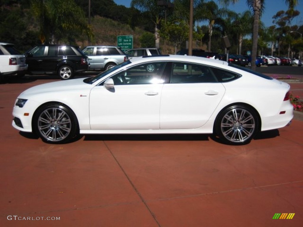 Ibis White 2012 Audi A7 3.0T quattro Premium Plus Exterior Photo #52603463