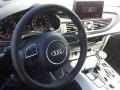 Black 2012 Audi A7 3.0T quattro Premium Plus Steering Wheel