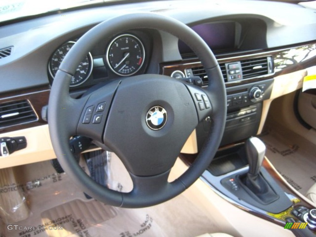 2011 3 Series 335d Sedan - Alpine White / Beige photo #6