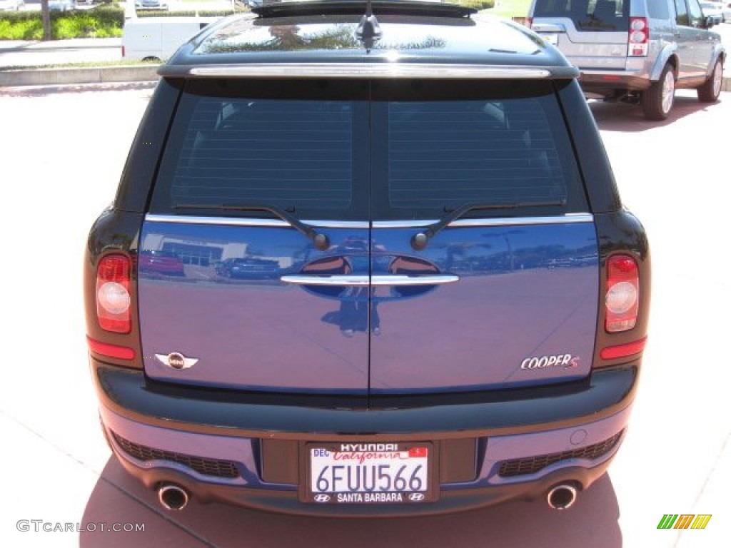 2009 Cooper S Clubman - Lightning Blue Metallic / Checkered Carbon Black/Black photo #4