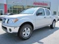 2011 Radiant Silver Metallic Nissan Frontier SV Crew Cab  photo #1