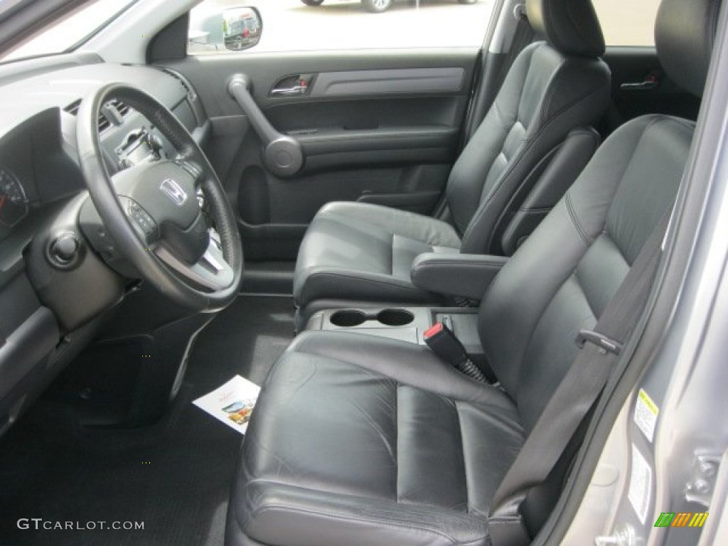 2009 CR-V EX-L 4WD - Alabaster Silver Metallic / Black photo #18
