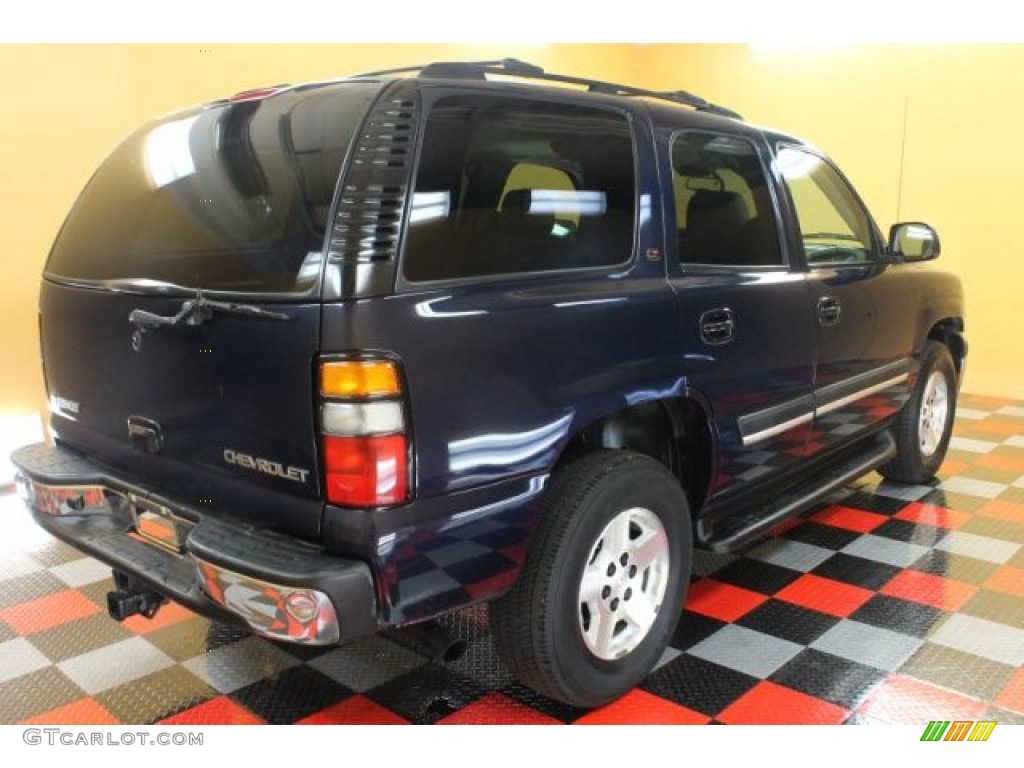 2005 Tahoe LT 4x4 - Dark Blue Metallic / Tan/Neutral photo #4