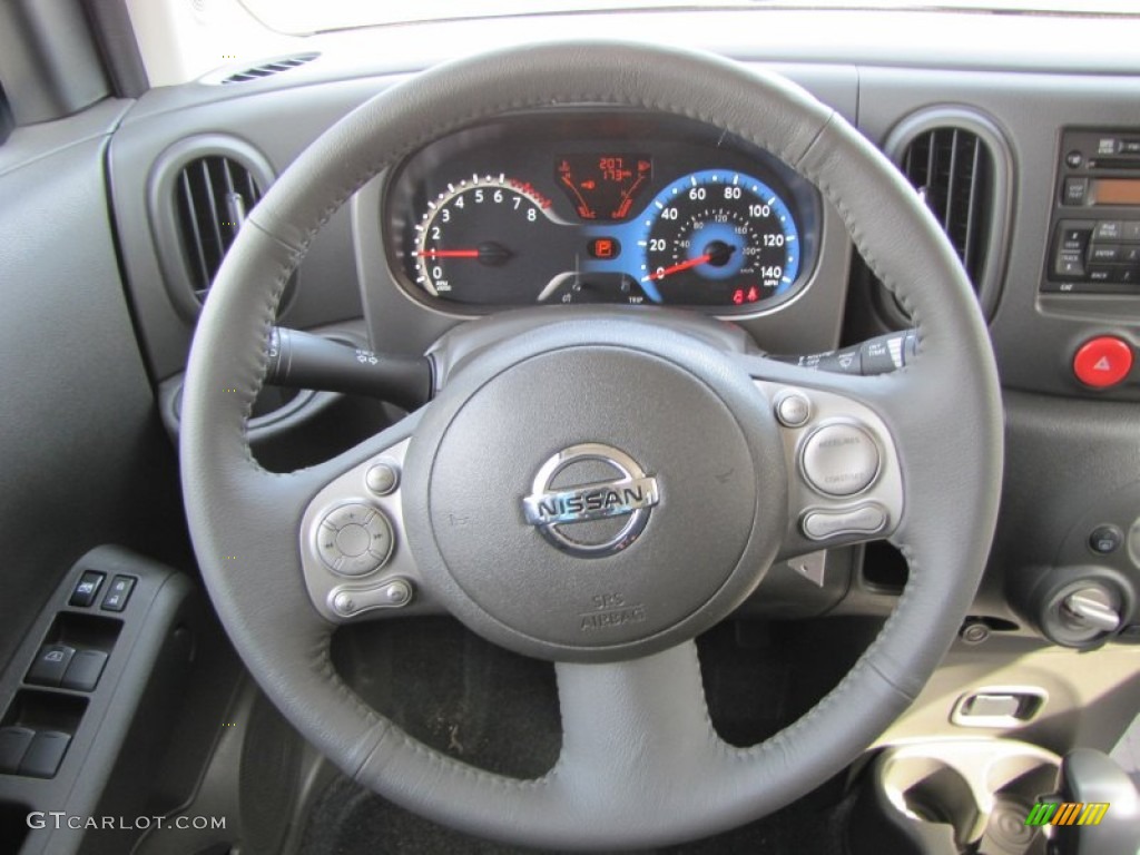 2011 Nissan Cube 1.8 SL Black Steering Wheel Photo #52605944