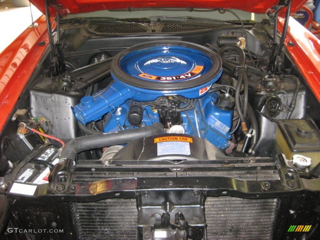 1971 Ford Mustang Mach 1 351 cid 4V V8 Engine Photo #52606118