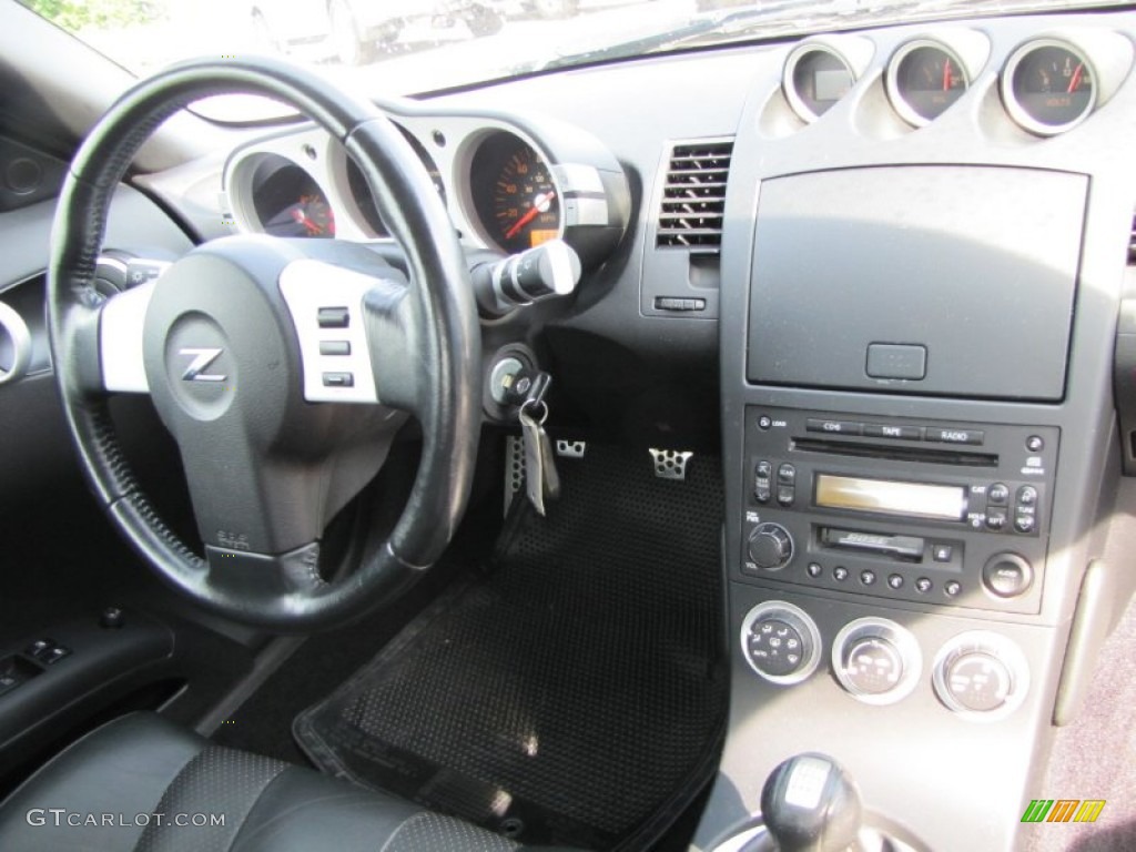 2004 Nissan 350Z Touring Coupe Charcoal Dashboard Photo #52606793